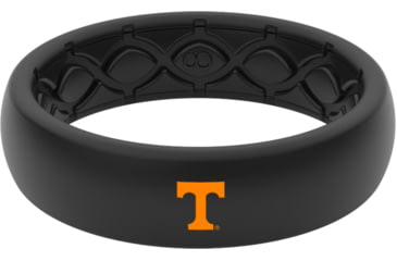 Image of Groove Life Thin Tennessee Color Logo Silicone Ring, Black, 04, 57334