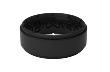 Image of Groove Life Zeus Edge Silicone Ring, Black, 14, R10-007-14