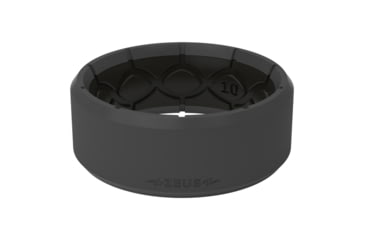 Image of Groove Life Zeus Edge Silicone Ring, Deep Stone Grey/Black, 14, R10-008-14