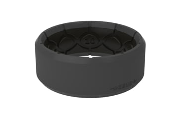 Image of Groove Life Zeus Edge Silicone Ring, Deep Stone Grey/Black, 14, R10-008-14