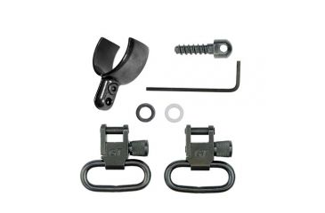 Image of GrovTec US Two-Piece Barrel Band Swivel Set, .975 - 1.025 Diameter, Black, GTSW202