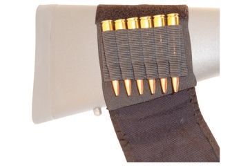 Image of GrovTec US Buttstock Cartridge Holder w/Flap, Rifle, Black, GTAC83