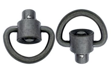 Image of GrovTec US D-Loop Recessed Plunger Heavy Duty Push Button Swivel Set, Black, LMTCM005