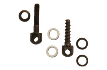 Image of GrovTec US 0.875in Machine Screw &amp; Nut and 0.75in Wood Screw, Black, GTHM47