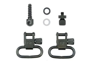 Image of GrovTec US Ithaca M37/M87 &amp; Deerslayer Locking Swivel Set, Black, GTSW26