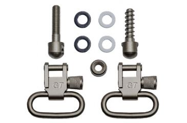Image of GrovTec US Machine Screw Forend Locking Swivel Set, 1in, Nickel, GTSW09