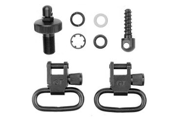 Image of GrovTec US Shotgun Locking Swivel Set, For Mossberg 500, 12 Gauge, Black, GTSW37