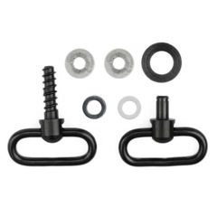 Image of GrovTec US Non-Detachable Locking Swivel Set, 1in Loop, For Pump &amp; Auto Shotguns, Black, GTSW20