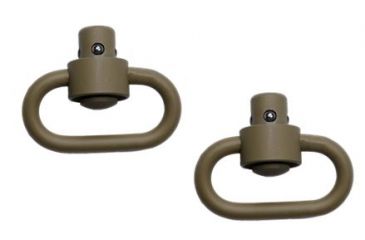 Image of GrovTec US Heavy Duty Push Button Swivel Set, Cerakote, Flat Dark Earth, GTSW253