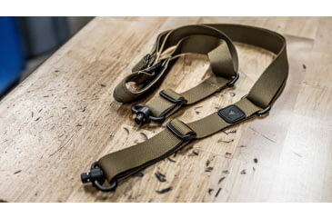 Image of GrovTec US QS 2-Point Sabre Sling w/ Push Button Swivels, Coyote Brown, GTSL135