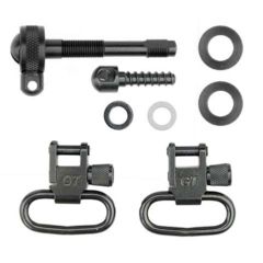 Image of GrovTec US Rifle Locking Swivel Set, Remington 742 ADL, Black, GTSW17