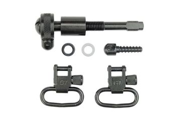 Image of GrovTec US Rifle Locking Swivel Set, Remington 742 BDL, Black, GTSW15