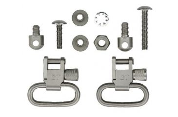 Image of GrovTec US Ruger All -Weather Stock Locking Swivel Set, Black GTSW10