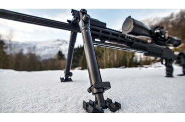 Image of GRS Rifle Stocks Bipod/Adapter Set, 8.66-12.4in Height Range, Black, 105842