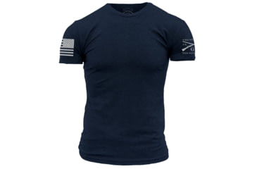 Image of Grunt Style Basic Crew Tee Shirt - Mens, Midnight Navy, 2XL, GS2647-2XL