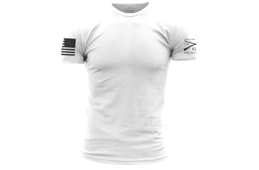 Image of Grunt Style Basic Crew Tee Shirt - Mens, White, 2XL, GS3861-2XL