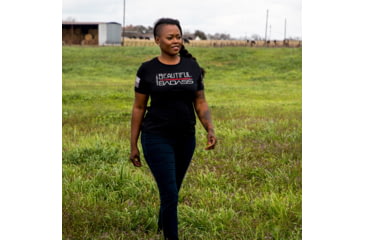 Image of Grunt Style Beautiful Badass Relaxed Tee Shirt - Women's, Black, Small, GS4342-S