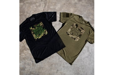 Image of Grunt Style GS Multicam Logo T-Shirt - Mens, Military Green, Large, GS3907-L