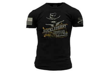 Image of Grunt Style Huckleberry Shooting Gallery T-Shirt - Mens, Black, Extra Large, GS4680-XL