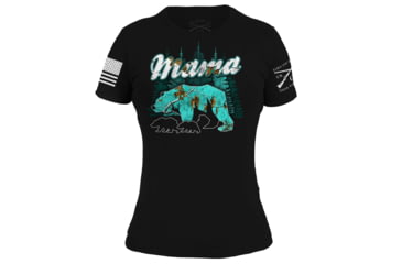 Image of Grunt Style Realtree Xtra Sea Glass Mama Bear T-Shirt - Womens, Black, Large, GS2978-L