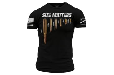 Image of Grunt Style Size Matters Tee Shirt - Mens, Black, 2XL, GS2563-2XL