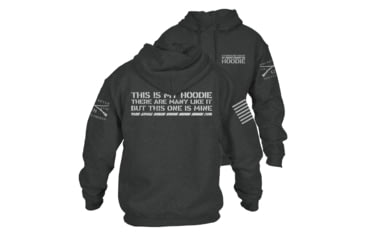 Image of Grunt Style This Is My Hoodie - Mens, Dark Heather, Large, GS3655-L