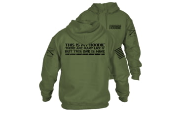 Image of Grunt Style This Is My Hoodie - Mens, Military Green, 3XL, GS3654-3XL