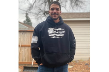 Image of Grunt Style Vintage American Hoodie - Mens, Black, 2XL, GS3591-2XL