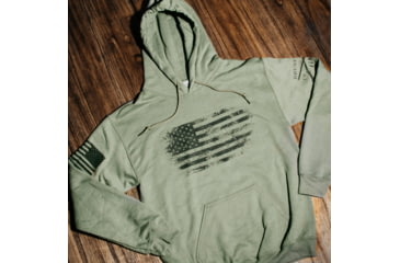 Image of Grunt Style Vintage American Hoodie - Mens, Military Green, 3XL, GS3592-3XL