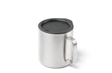 Image of GSI Glacier Stainless 15oz Camping Double Wall Cup, Brushed, 63240