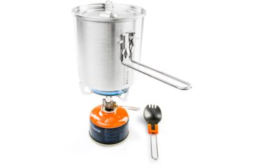 Image of GSI Glacier Stainless Explorer Set, Silver, 68198