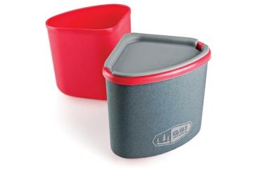 Image of GSI Gourmet Nesting Mug + Bowl Red 77161
