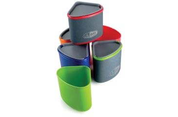 Image of GSI Gourmet Nesting Mug + Bowl Red 77161