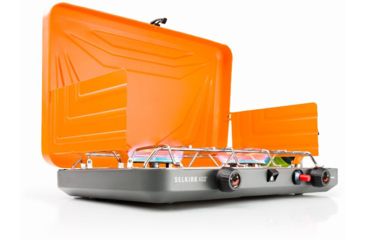 Image of GSI Selkirk 460 2-Burner Camp Stove, Orange, 56011