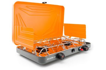 Image of GSI Selkirk 460 2-Burner Camp Stove, Orange, 56011