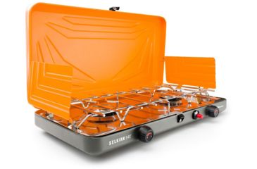 Image of GSI Selkirk 540 2-Burner Camp Stove, Orange, 56012