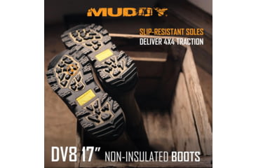 Image of Gsm Muddy DV8 17" Non-Insulated Boots Clay Size 7D, MUD-17NI-CL-7D