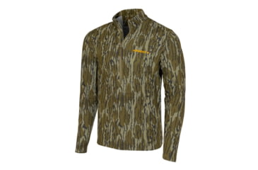 Image of Gsm Muddy TR Lightweight Quarter Zip Long Sleeve Shirt Mossy Oak Bottomland S, MUD-LW-QZ-MOB-S