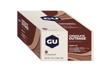Image of GU Chocolate Outrage Energy Gel-24 Pack