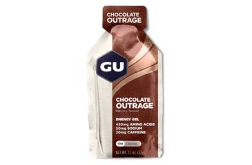 Image of GU Chocolate Outrage Energy Gel-Single