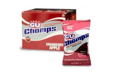 Image of GU Chomps Cranberry Apple Energy Chews-Single
