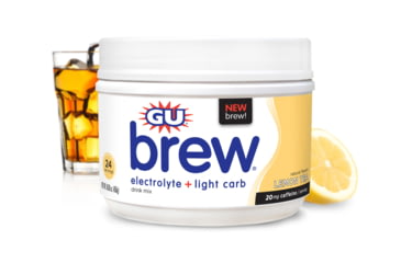Image of GU Lemon Tea Electrolyte Brew Canister-24 Servings
