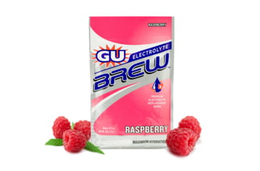 Image of GU Raspberry Electrolyte Brew Packets