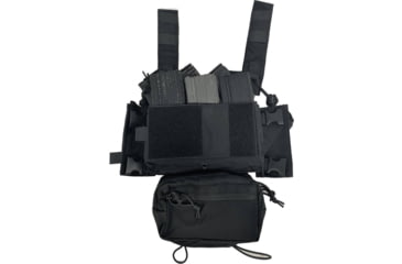 Image of Guard Dog Body Armor Lightweight Recce Rig, Black, S-2XL, RECCE-RIG