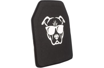 Image of Guard Dog Body Armor Level III UHMWPE Ceramic Plate, 10x12, Black, 10x12, UHMWPE-III-PLATE
