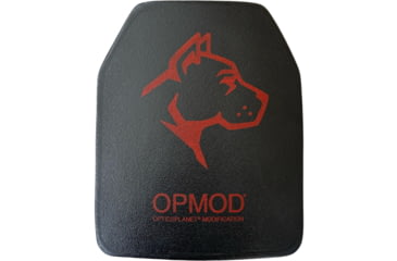 Image of Guard Dog OPMOD Level 4 Armor Plate w/ Advanced Coating, Black, 10inx12in, IV-OPMOD