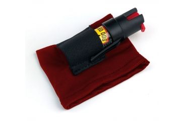 Image of Guard Dog Security InstaFire Pepper Spray Hand Sleeve w/ 0.5 oz Pepper Spray, Red Sleeve, Activewear PS-GDIFOC18-1RD