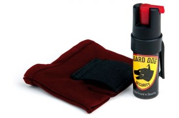 Image of Guard Dog Security InstaFire Pepper Spray Hand Sleeve w/ 0.5 oz Pepper Spray, Red Sleeve, Activewear PS-GDIFOC18-1RD
