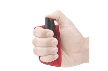 Image of Guard Dog Security InstaFire Pepper Spray Hand Sleeve w/ 0.5 oz Pepper Spray, Red Sleeve, Activewear PS-GDIFOC18-1RD