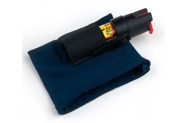 Image of Guard Dog Security InstaFire Pepper Spray Hand Sleeve w/ 0.5 oz Pepper Spray, Blue Sleeve, Activewear PS-GDIFOC18-1BL